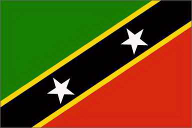 St. Kitts and Nevis National Anthem Flag